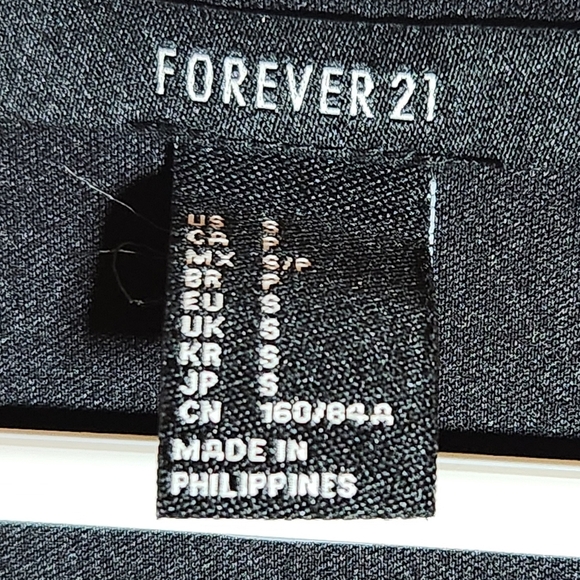 Forever 21 Long Sleeve V-Neck Bodycon Sparkly Mini Dress Size S Party Evening - Picture 4 of 5